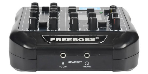 FREEBOSS AG-AS04B Микшерный пульт 4-х канальныйй FREEBOSS AG-AS04B Микшерный пульт 4-х канальныйй