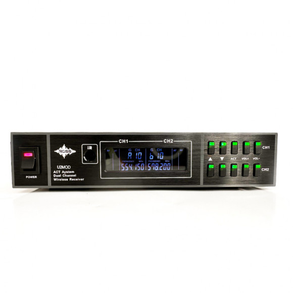ROSS U2MOD Микрофонная радиосистема (с двумя ручными микрофонами UHF диапазона(A: 551.000-570.600 МГ